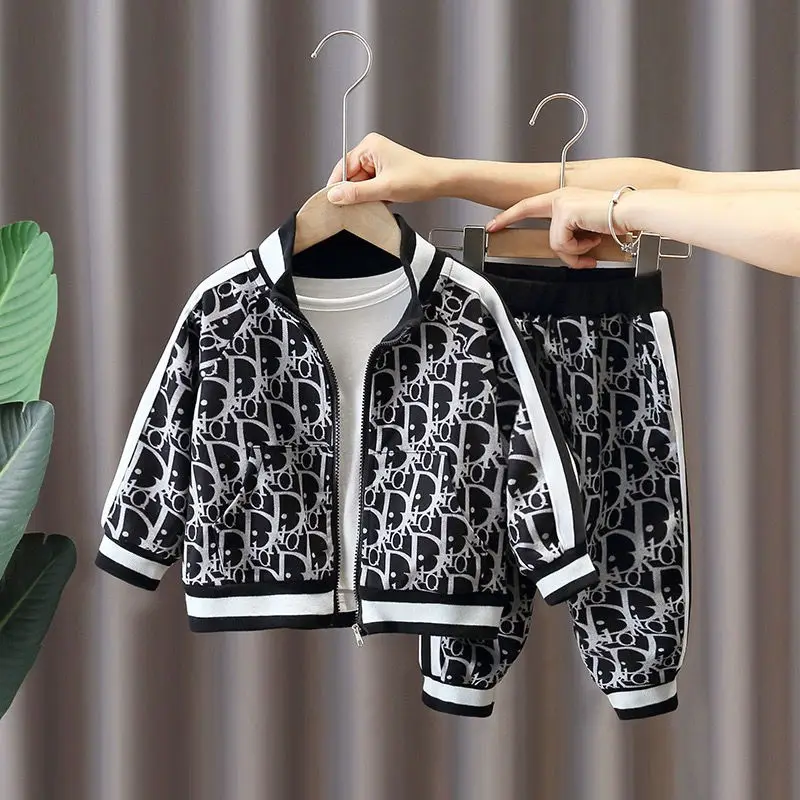 2-10Y Boys' Suit Spring and Autumn New Handsome Children's Clothes Full Print Fashion Baby Jacket Pants Two-piece Set
2-10Y Boys' Suit Spring and Autumn New Handsome Children's Clothes Full Print Fashion Baby Jacket Pants Two-piece Set