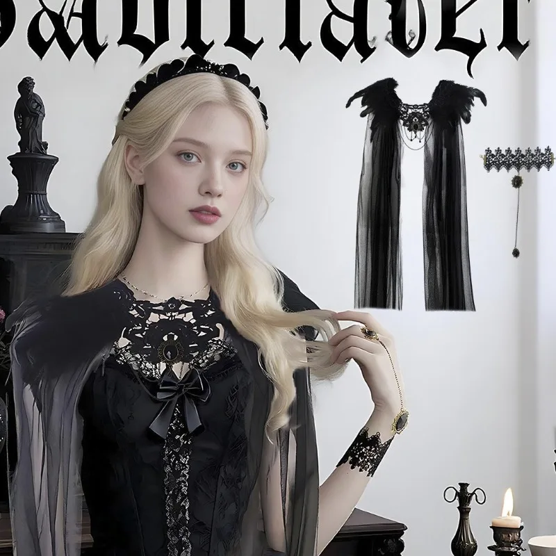 2025 New Halloween Cloak Black Feather Mesh Medium Length Skirt Jewelry Bracelet Stage Party Dance
2025 New Halloween Cloak Black Feather Mesh Medium Length Skirt Jewelry Bracelet Stage Party Dance