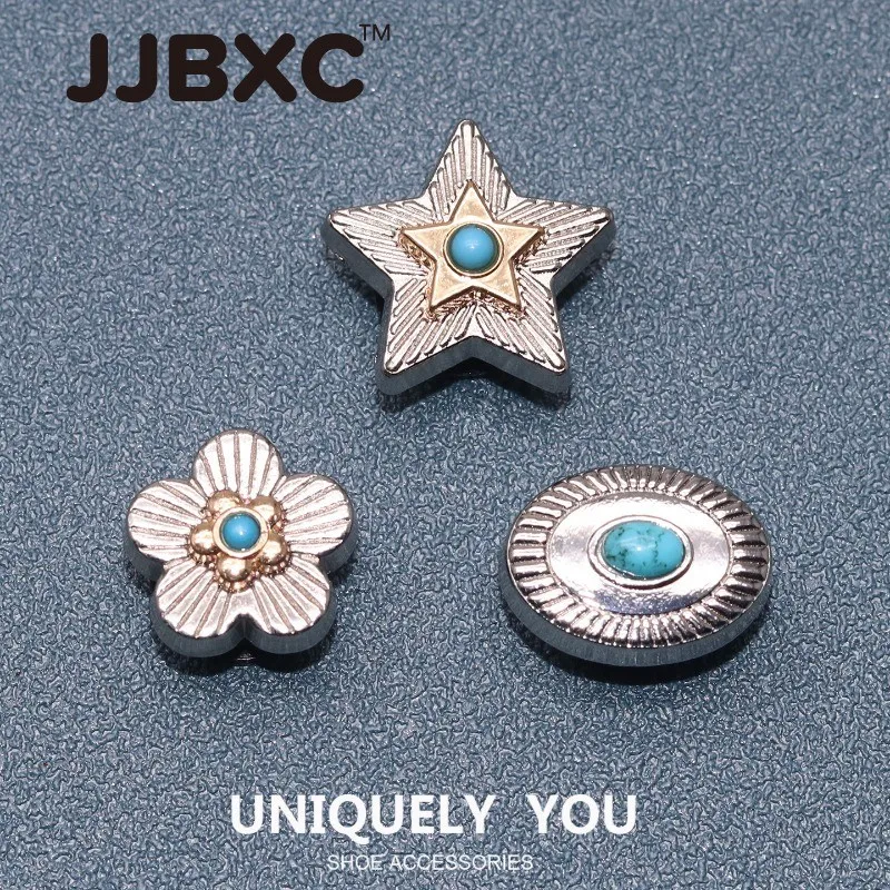 JJBXC CHARM обувь с пряжкой, аксессуары для обуви, серебристый, бирюзовый, модная обувь «сделай сам», аксессуары, подходящие для обуви с крестом
JJBXC CHARM обувь с пряжкой, аксессуары для обуви, серебристый, бирюзовый, модная обувь «сделай сам», аксессуары, подходящие для обуви с крестом