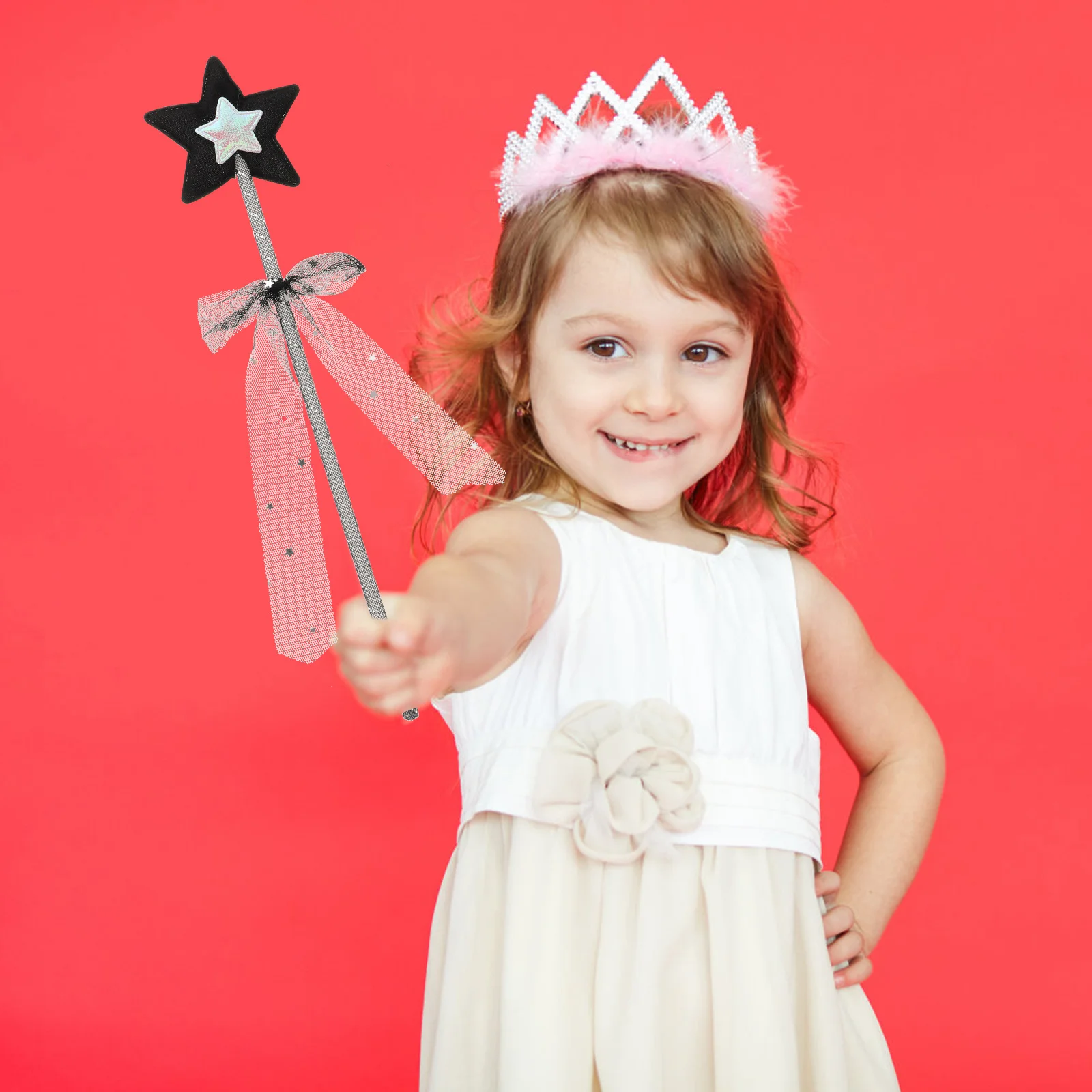 5 PCS Pentagram Fairy Stick Child Wands Cosplay Polyester Halloween Five-pointed Star
5 PCS Pentagram Fairy Stick Child Wands Cosplay Polyester Halloween Five-pointed Star