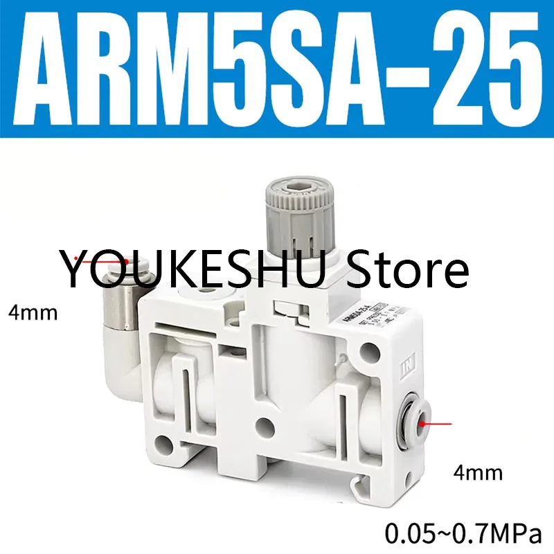 Brand New Original Pneumatic Miniature Integrated Pressure Reducing Valve Regulator ARM5SA-25
Brand New Original Pneumatic Miniature Integrated Pressure Reducing Valve Regulator ARM5SA-25