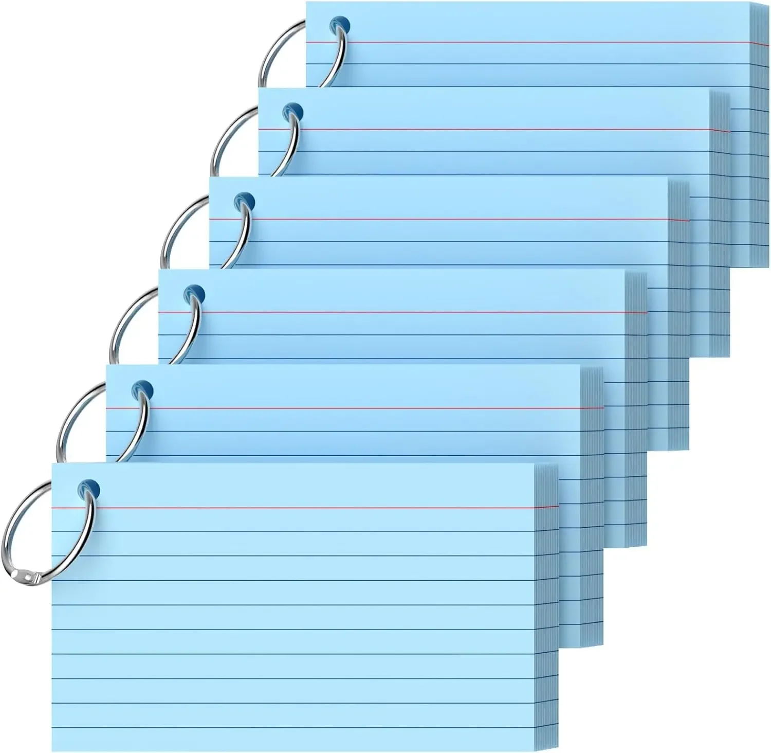3x5 Inch Ruled Index Cards With Ring, 300 Count Blue Study Note Cards For Students & Teachers
3x5 Inch Ruled Index Cards With Ring, 300 Count Blue Study Note Cards For Students & Teachers