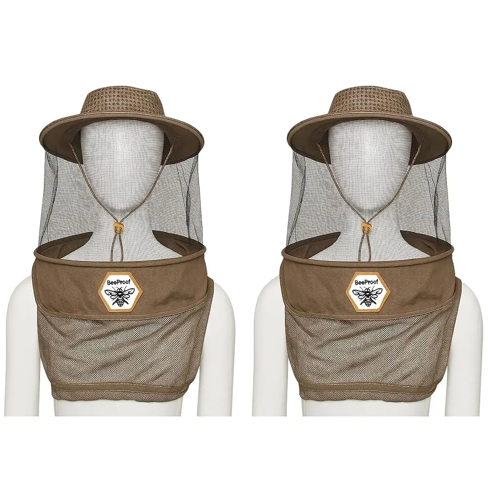 Beekeeping Veil Hat for Beekeepers 360° Protective High Visibility Mesh Breathable Ventilated Design Secure Elastic Fit (BP-1
Beekeeping Veil Hat for Beekeepers 360° Protective High Visibility Mesh Breathable Ventilated Design Secure Elastic Fit (BP-1