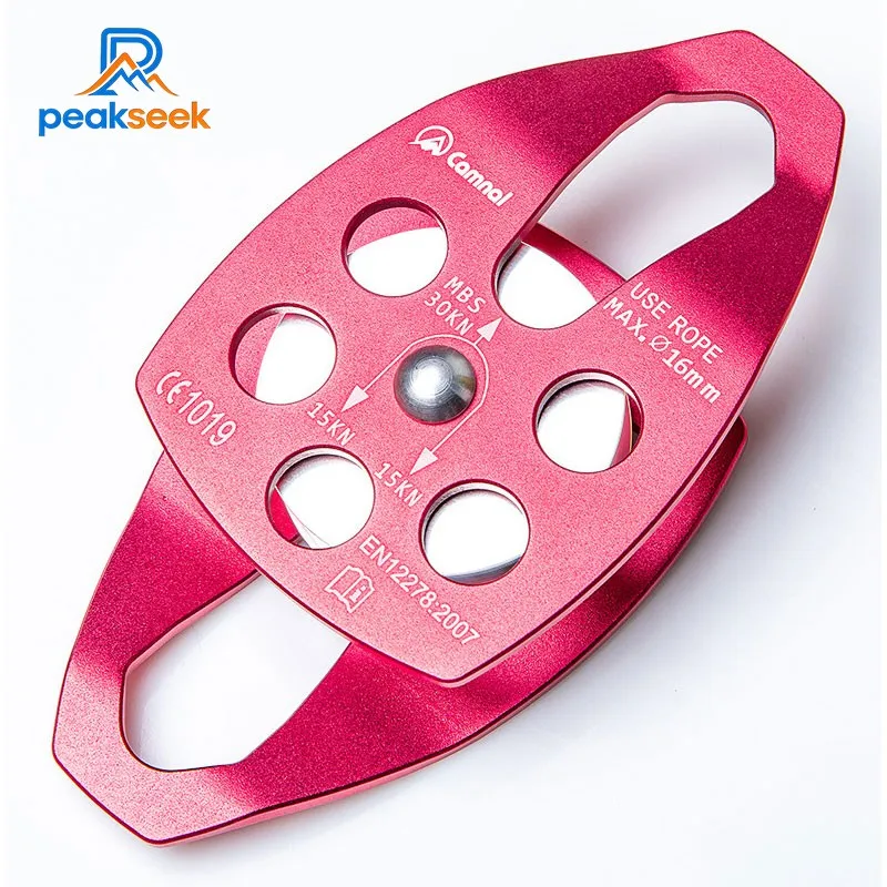 PeakSeek Side Panel Single Pulley Portable 7075 Aviation Aluminum Climbing Pulley 30KN for Outdoor Mountaineering Rescue
PeakSeek Side Panel Single Pulley Portable 7075 Aviation Aluminum Climbing Pulley 30KN for Outdoor Mountaineering Rescue
