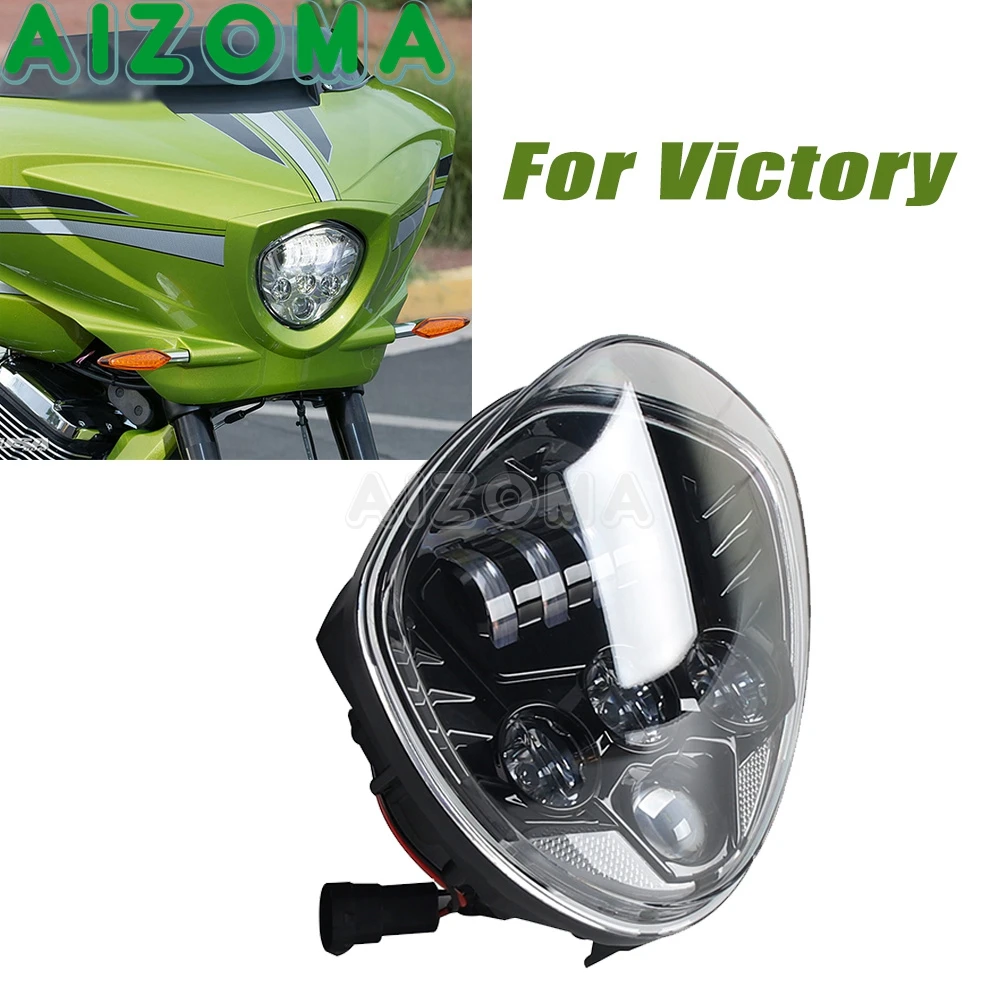 For Victory Zach Ness Cross Country Vision Cross Country Tour Magnum Cross Country Motorcycle LED Headlamp Front Headlight Lamp
For Victory Zach Ness Cross Country Vision Cross Country Tour Magnum Cross Country Motorcycle LED Headlamp Front Headlight Lamp