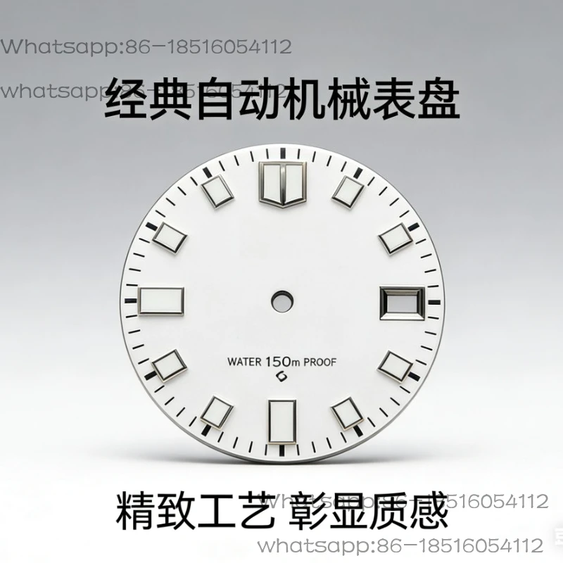 NH35 Dial, 28.5mm Mechanical Diving Watch Modified with Original Dial, Green Luminescent NH36 Movement Watch Accessory
NH35 Dial, 28.5mm Mechanical Diving Watch Modified with Original Dial, Green Luminescent NH36 Movement Watch Accessory