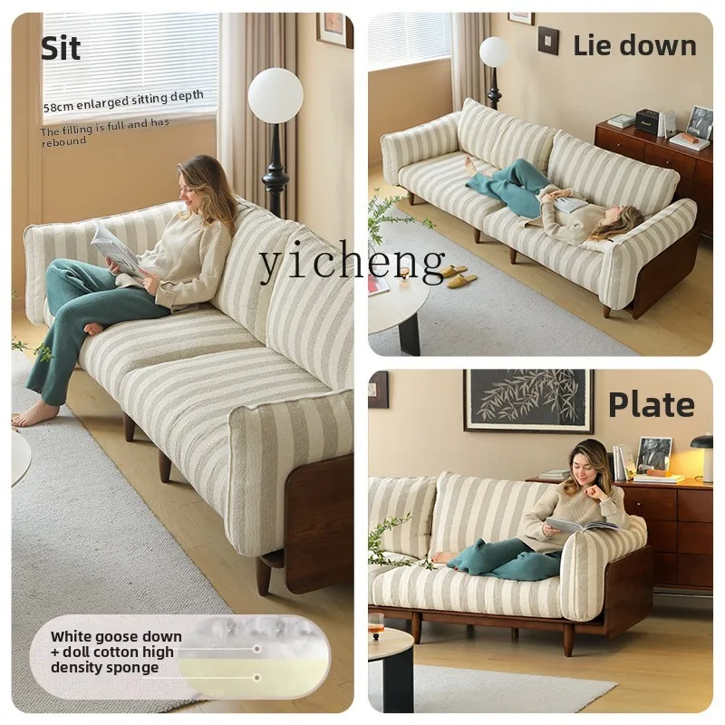 Solid Wood Sofa Vintage Small Apartment Removable Washable Oak Straight Row Simple Fabric Down Sofa
Solid Wood Sofa Vintage Small Apartment Removable Washable Oak Straight Row Simple Fabric Down Sofa