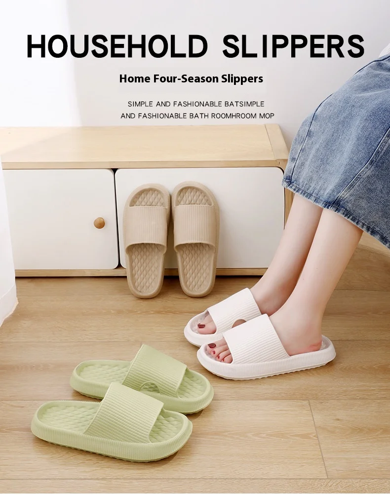 Summer Sandals EVA Beach Slippers Thick Sole 4cm Cloud-Like Comfort Home Use Couple Height Increasing Indoor Solid Color
Summer Sandals EVA Beach Slippers Thick Sole 4cm Cloud-Like Comfort Home Use Couple Height Increasing Indoor Solid Color
