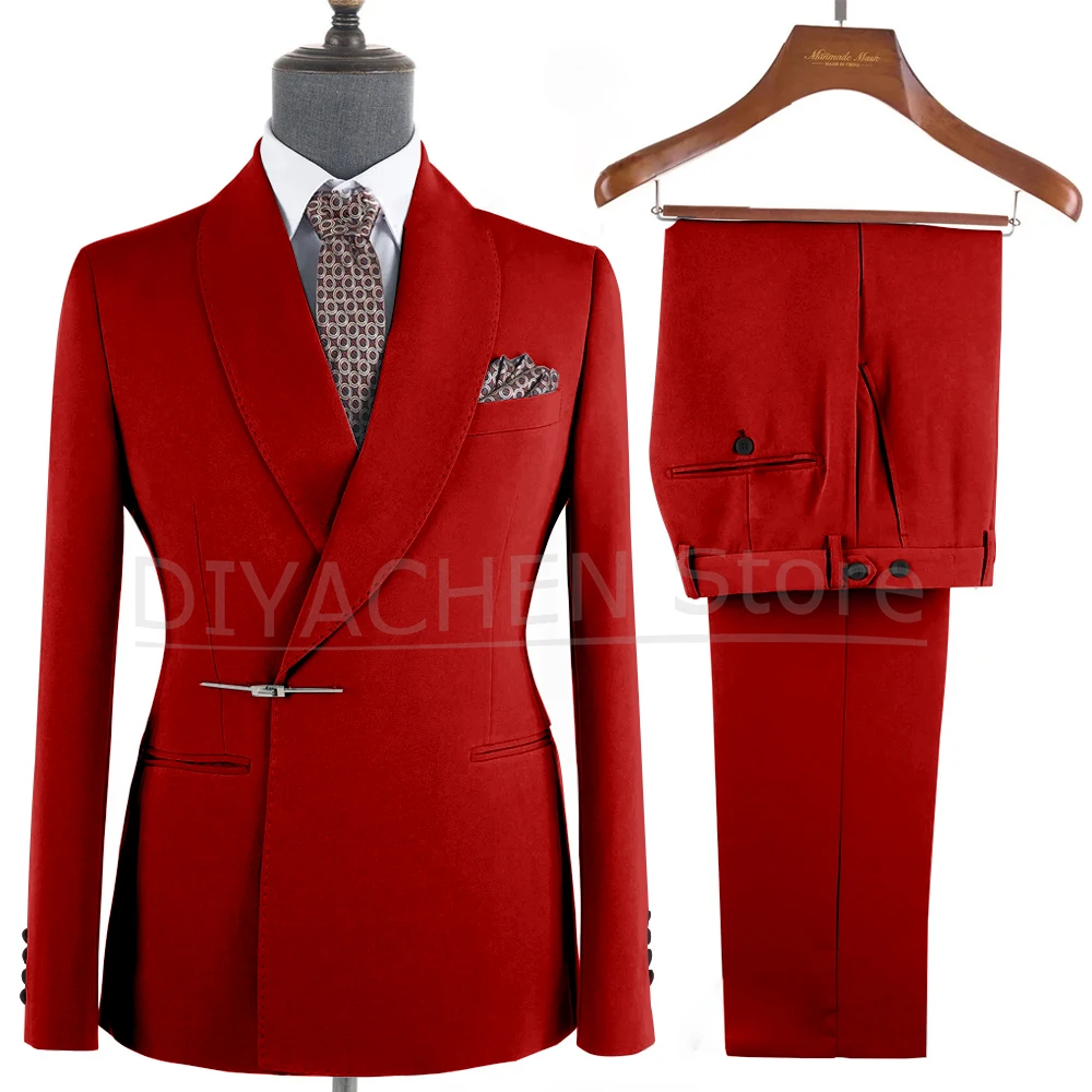 Elegant 2-Piece Men's Suit Slim Fit Blazer And Pants Set for Wedding Groom Tuxedo Business Party
Elegant 2-Piece Men's Suit Slim Fit Blazer And Pants Set for Wedding Groom Tuxedo Business Party
