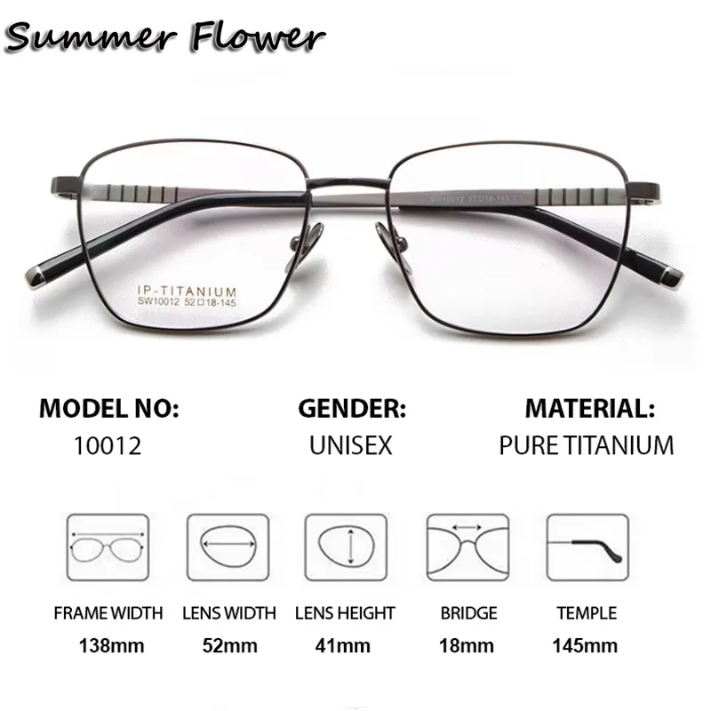 Male Personalize Prescription Glasses Frame Pure Titanium Square Eyeglasses Frames Flexible Eyewear for Recipe Lenses Spectacle
Male Personalize Prescription Glasses Frame Pure Titanium Square Eyeglasses Frames Flexible Eyewear for Recipe Lenses Spectacle