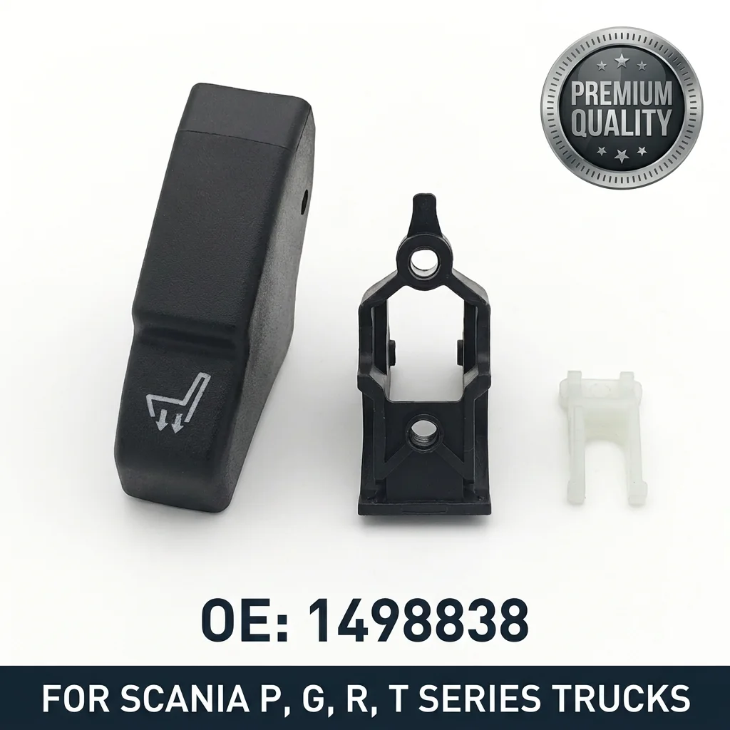 1498838 Truck Seat Height Adjustment Button for Scania P G R T Series for ISRI 6860 Seat Control Handle Button
1498838 Truck Seat Height Adjustment Button for Scania P G R T Series for ISRI 6860 Seat Control Handle Button