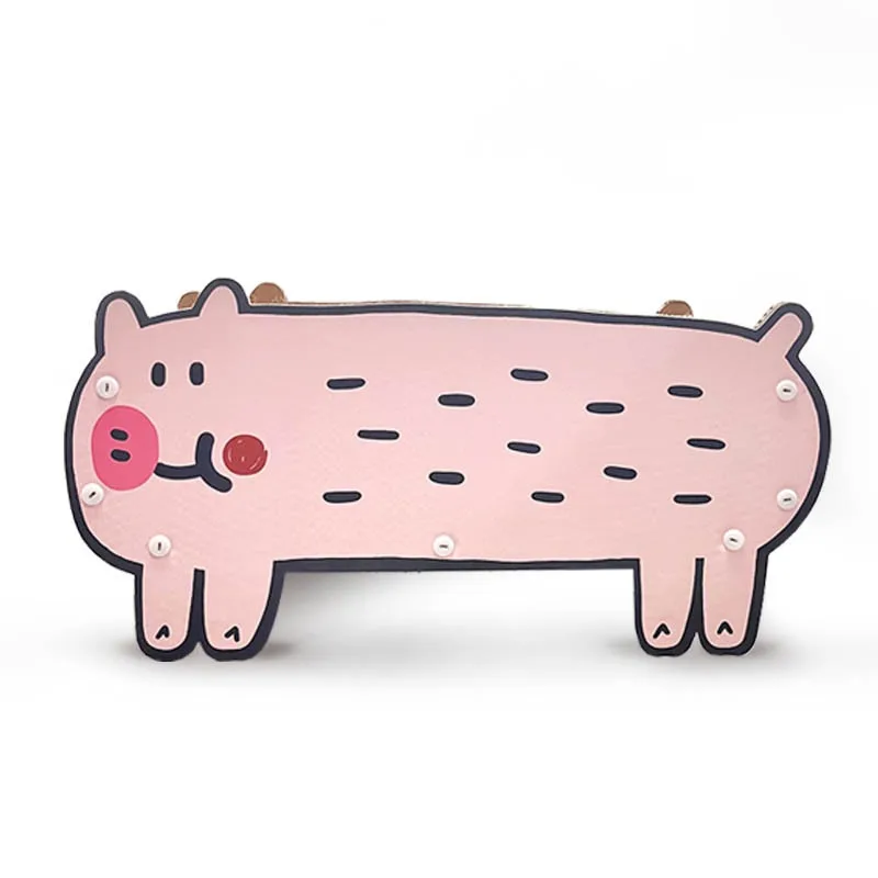 Cute Pig Cat Scratcher Beds Cardboard Corrugated Cat Scratch Board Reversible Two Sided Lounge Durable Sturdy Large Pet Supplies
Cute Pig Cat Scratcher Beds Cardboard Corrugated Cat Scratch Board Reversible Two Sided Lounge Durable Sturdy Large Pet Supplies
