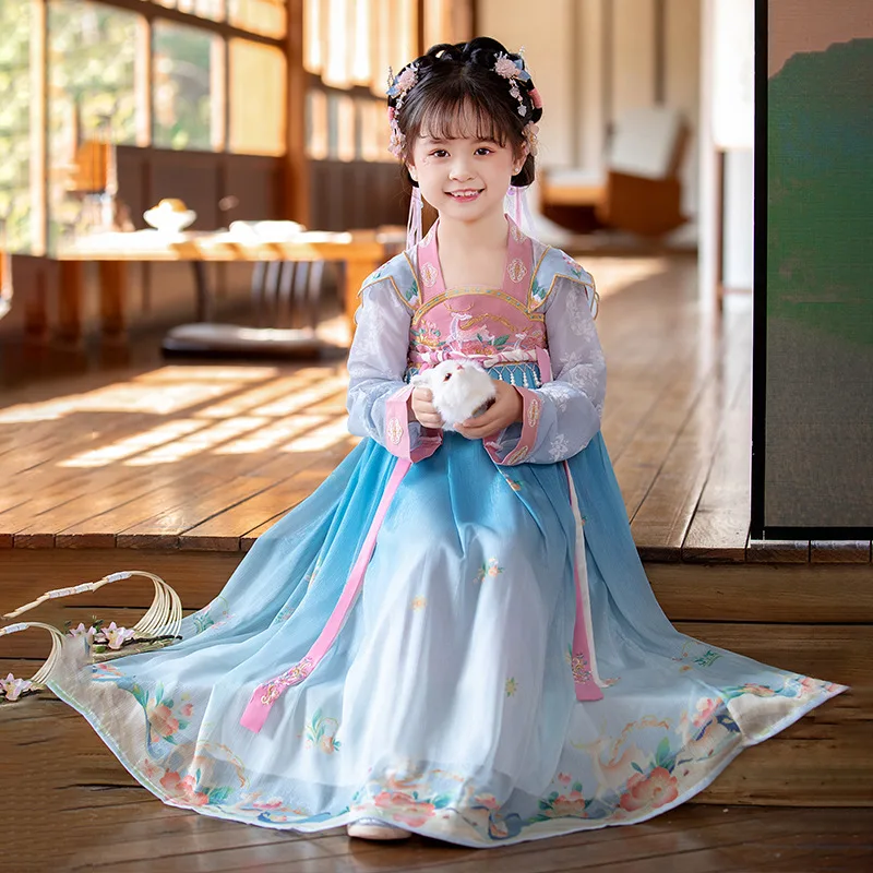 Children Hanfu New Chinese Style Retro Tassel Embroidery Hanfu Costume Girls Party Evening Performance Princess Dress Qipao
Children Hanfu New Chinese Style Retro Tassel Embroidery Hanfu Costume Girls Party Evening Performance Princess Dress Qipao
