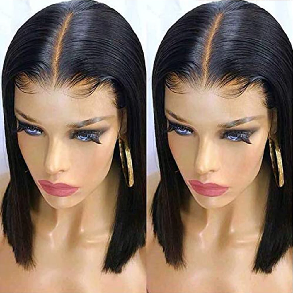 13x6 Lace Front Wig Short Synthetic HAIR Wigs Hair 13x4 Lace Short Bob Straight Wig Wigs for Women
13x6 Lace Front Wig Short Synthetic HAIR Wigs Hair 13x4 Lace Short Bob Straight Wig Wigs for Women