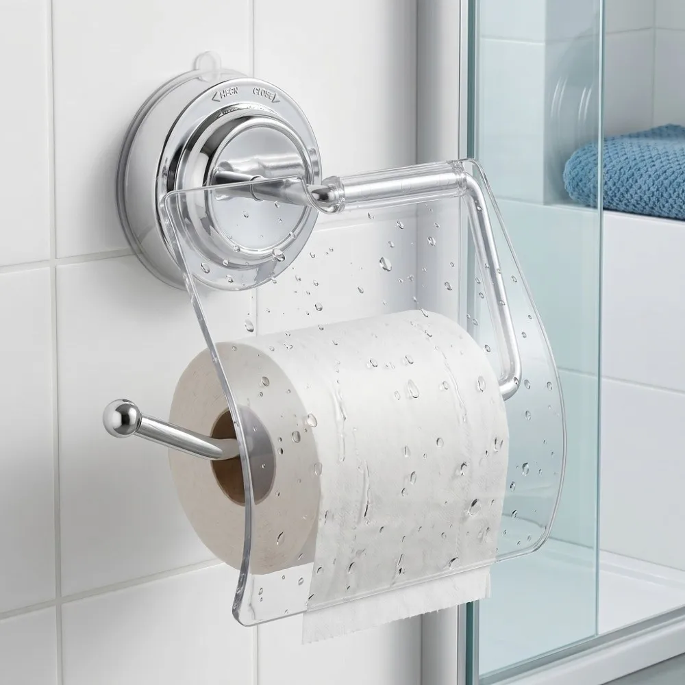 Stainless Steel Plastic Toilet Paper Holder Silver Transparent Stainless Steel Toilet Tissue Holder Suction Cup Space Saving
Stainless Steel Plastic Toilet Paper Holder Silver Transparent Stainless Steel Toilet Tissue Holder Suction Cup Space Saving