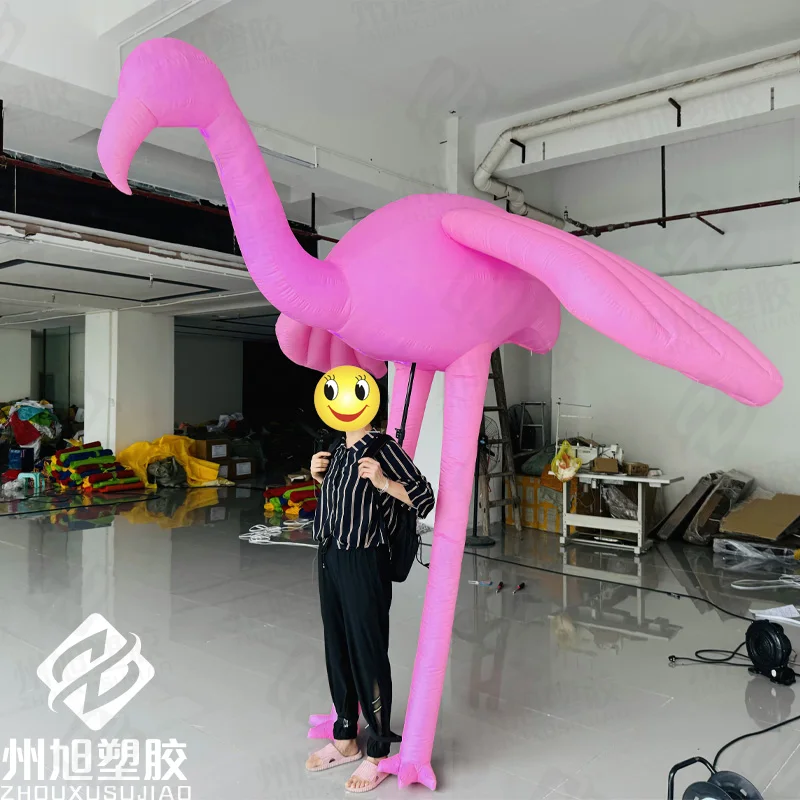 Inflatable cartoon cool flamingos man back air model man back parade sitting on the mall playground
Inflatable cartoon cool flamingos man back air model man back parade sitting on the mall playground