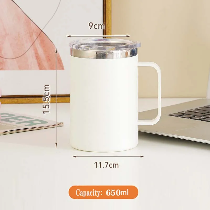 450ml 550ml 650ml Steel Travel Mug – Push-Pull Lid, One-Hand, Wide Grip, Non-Slip Base, White, for Birthday/Xmas/Business
450ml 550ml 650ml Steel Travel Mug – Push-Pull Lid, One-Hand, Wide Grip, Non-Slip Base, White, for Birthday/Xmas/Business