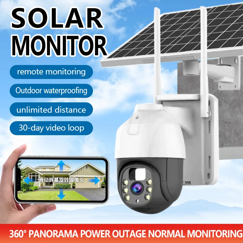 3MP WiFi 4G Surveillance Video Cameras Solar Energy Wireless Outdoor Cameras Security Waterproof Dual Lens with Dual Screen 64G
3MP WiFi 4G Surveillance Video Cameras Solar Energy Wireless Outdoor Cameras Security Waterproof Dual Lens with Dual Screen 64G