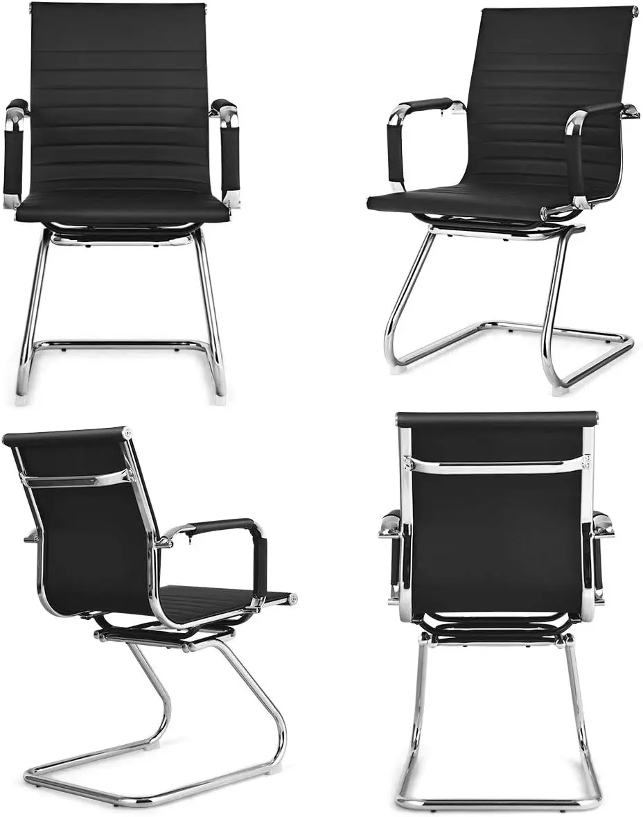 Office Reception Chairs Set Guest Chairs Conference Chair with Arm Anti Slip Foot Pads PU Leather Home Office Chair
Office Reception Chairs Set Guest Chairs Conference Chair with Arm Anti Slip Foot Pads PU Leather Home Office Chair