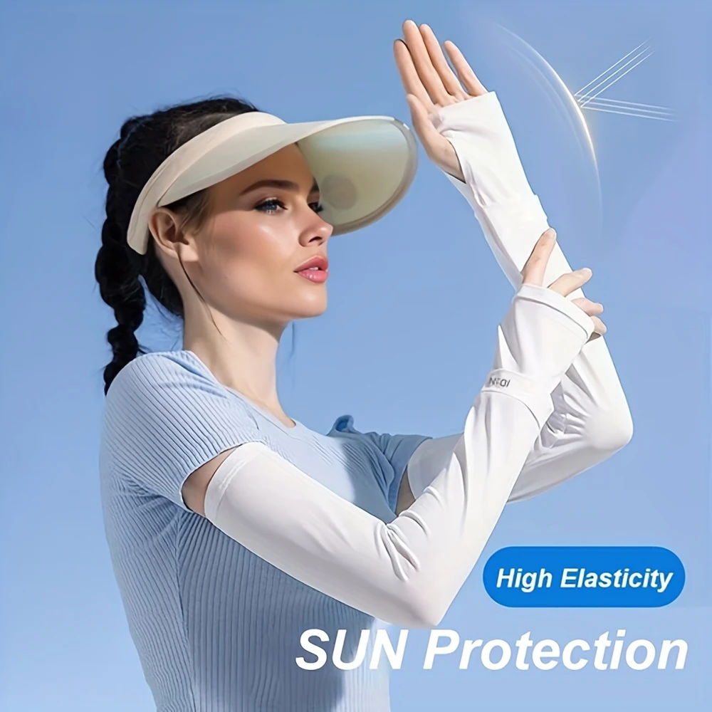 Summer Sun Protection Ice Silk Sleeve Women Fashion Breathable Outdoor Driving Riding Suncreen Arm Gloves
Summer Sun Protection Ice Silk Sleeve Women Fashion Breathable Outdoor Driving Riding Suncreen Arm Gloves