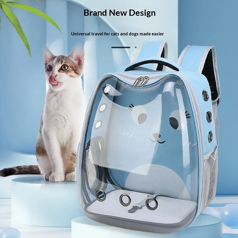 New Panoramic Transparent Breathable Pet Backpack, Space Capsule Cat Carrier, Airline Approved Double Shoulder Travel Bag
New Panoramic Transparent Breathable Pet Backpack, Space Capsule Cat Carrier, Airline Approved Double Shoulder Travel Bag