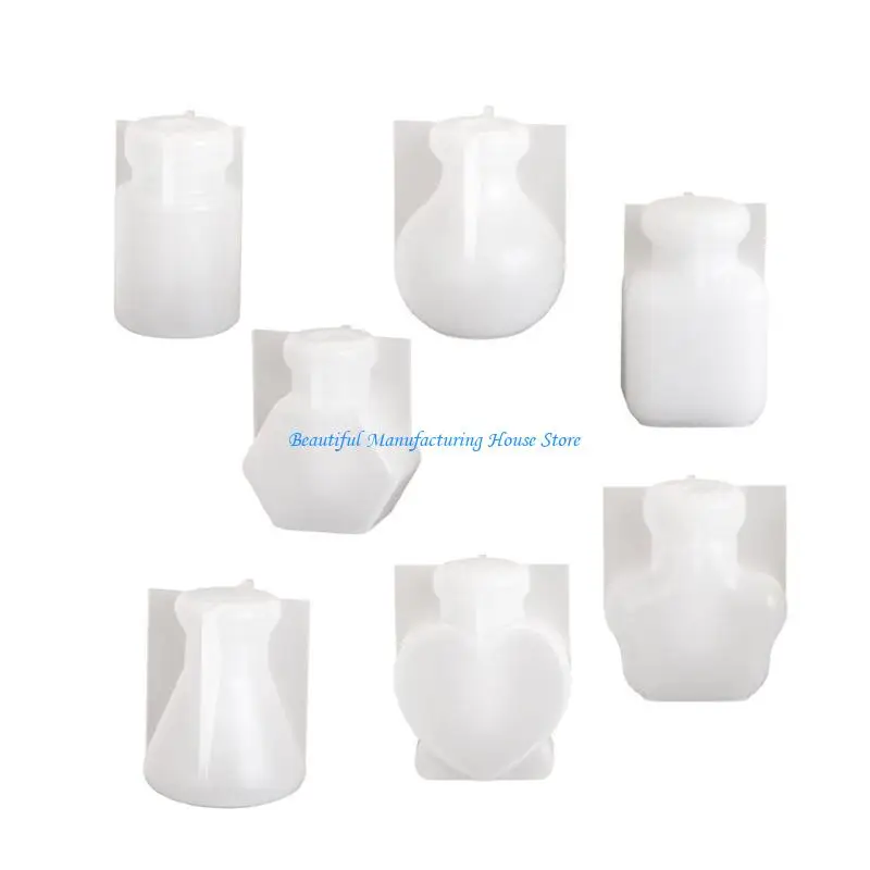 E56A Epoxy Resin Drift Bottle Mold Heart Shaped Wishing Bottle Pendant Molds Decors
E56A Epoxy Resin Drift Bottle Mold Heart Shaped Wishing Bottle Pendant Molds Decors