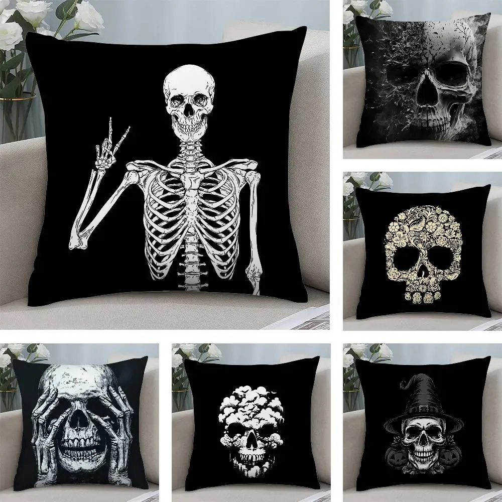 Skeleton Halloween Pillow Case Plush Fabric Soft Pillowcase Double Sided Print Cushion Cover Household Gifts
Skeleton Halloween Pillow Case Plush Fabric Soft Pillowcase Double Sided Print Cushion Cover Household Gifts