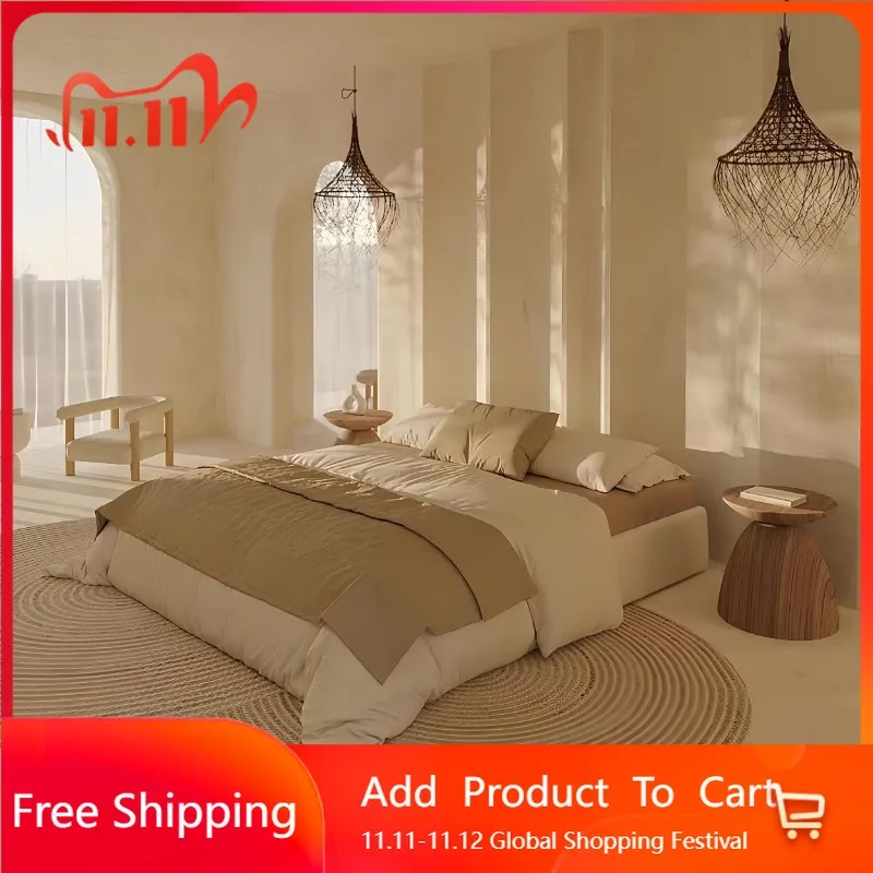 Каркас кровати в японской квартире, удобная высококачественная дизайнерская кровать для чтения, эстетика свадьбы, современная мебель для дома Cama De Casal
Каркас кровати в японской квартире, удобная высококачественная дизайнерская кровать для чтения, эстетика свадьбы, современная мебель для дома Cama De Casal