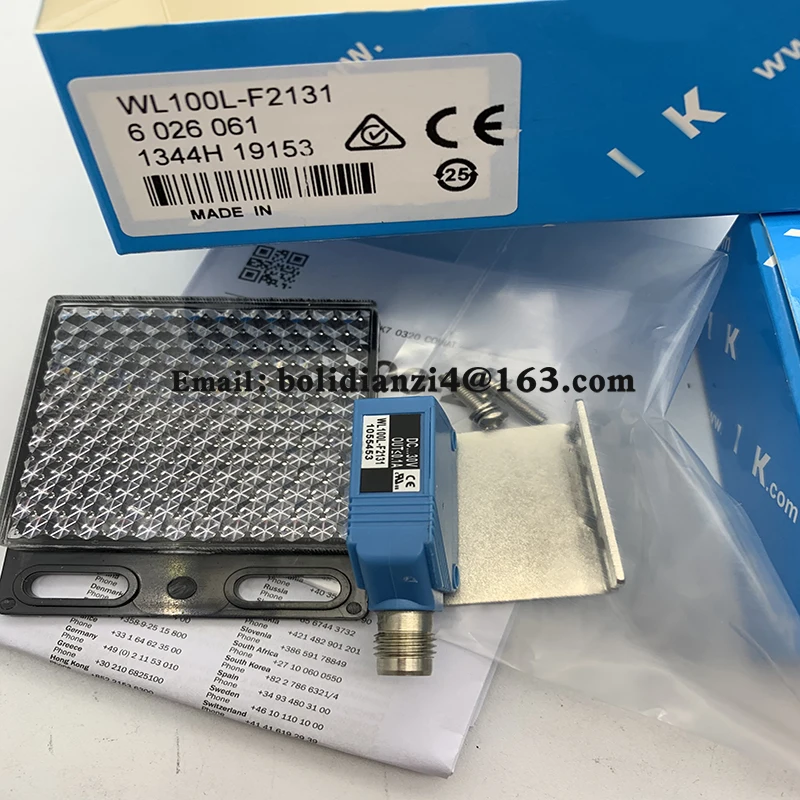 Photoelectric switch WL100-2P4439 WL100-2N4439 WL100-2P4429 WL100-2N4429 WL100L-E2131 WL100L-F2131 In stock
Photoelectric switch WL100-2P4439 WL100-2N4439 WL100-2P4429 WL100-2N4429 WL100L-E2131 WL100L-F2131 In stock