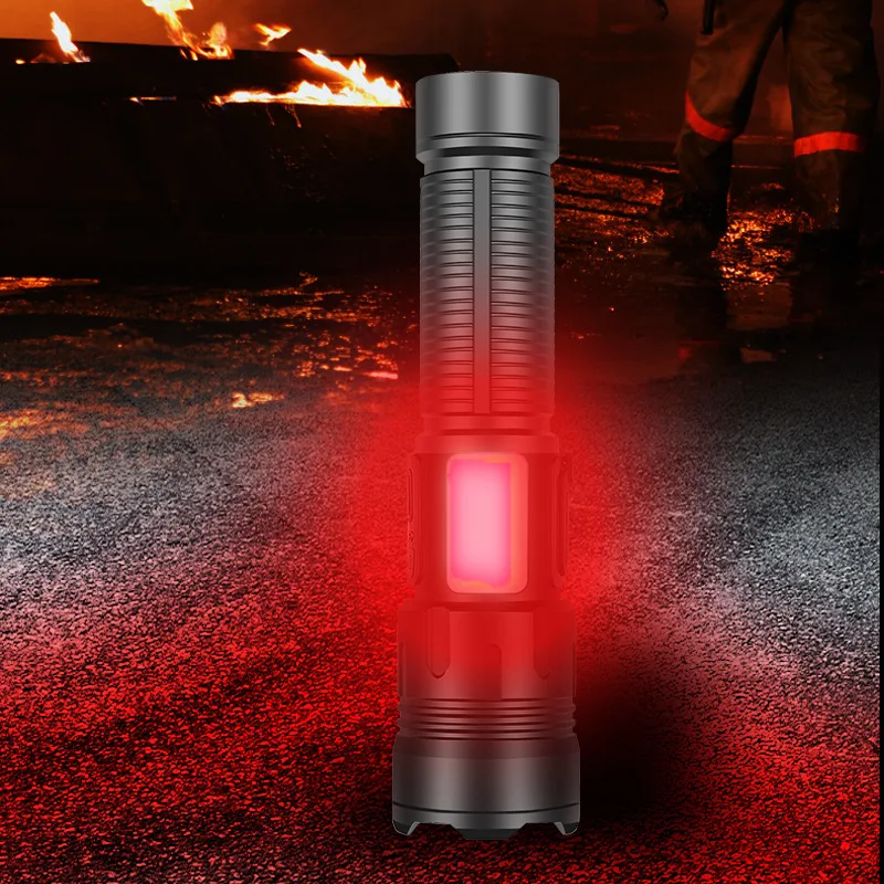30W Dual-Light System Flashlight - Main Spotlight & COB Red/White Side Light, Type-C Rechargeable for Auto Repair and Night Work
30W Dual-Light System Flashlight - Main Spotlight & COB Red/White Side Light, Type-C Rechargeable for Auto Repair and Night Work