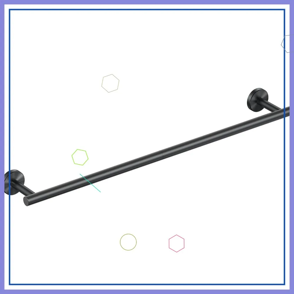 Stainless Steel Towel Racks for Bathroom, Wall Mounted with Hardware in Matte Black, 32 Inch
Stainless Steel Towel Racks for Bathroom, Wall Mounted with Hardware in Matte Black, 32 Inch