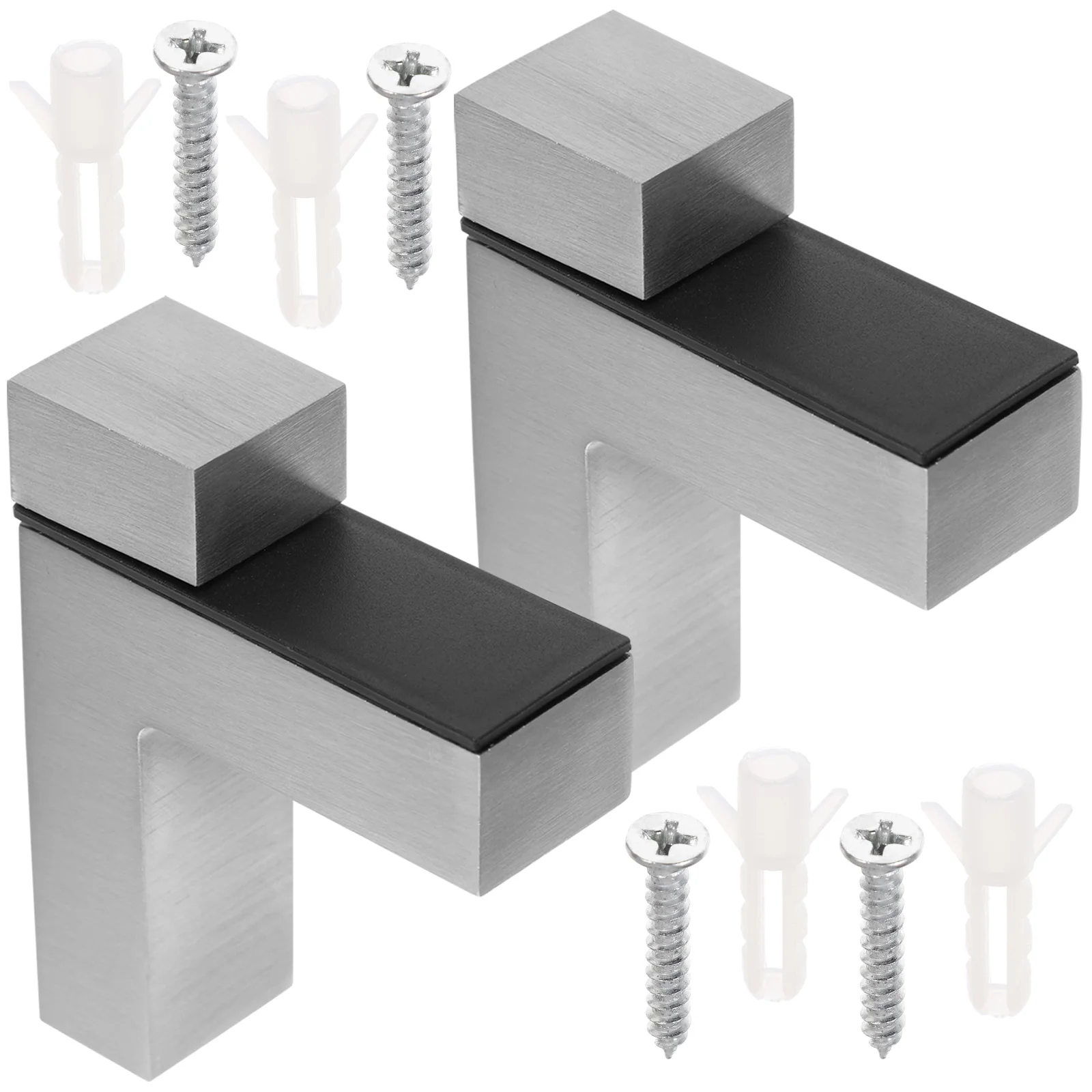 2pcs Glass Shelf Bracket Zinc Alloy Heavy Duty Wall Mount No Drilling Adjustable Floating Shelves Clamp Metal Glass Bracket
2pcs Glass Shelf Bracket Zinc Alloy Heavy Duty Wall Mount No Drilling Adjustable Floating Shelves Clamp Metal Glass Bracket