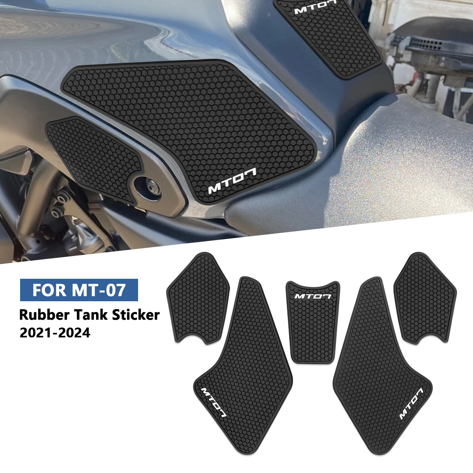 For MT07 MT-07 2021 2022 2023 2024 Motorcycle Accessories Tank Traction Pad Anti Slip Sticker Gas mt 07 Knee Grip Protector
For MT07 MT-07 2021 2022 2023 2024 Motorcycle Accessories Tank Traction Pad Anti Slip Sticker Gas mt 07 Knee Grip Protector