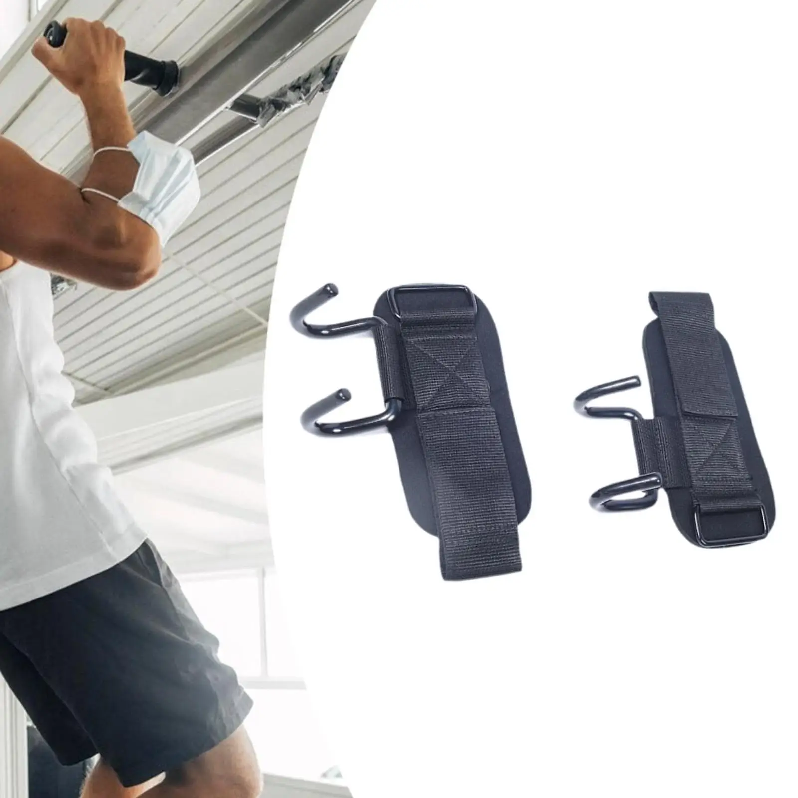 2x Weight Lifting Hooks Strength Training Premium Weight Wrist Straps for Home Gym Bodybuilding Lift up Workout Powerlifting
2x Weight Lifting Hooks Strength Training Premium Weight Wrist Straps for Home Gym Bodybuilding Lift up Workout Powerlifting