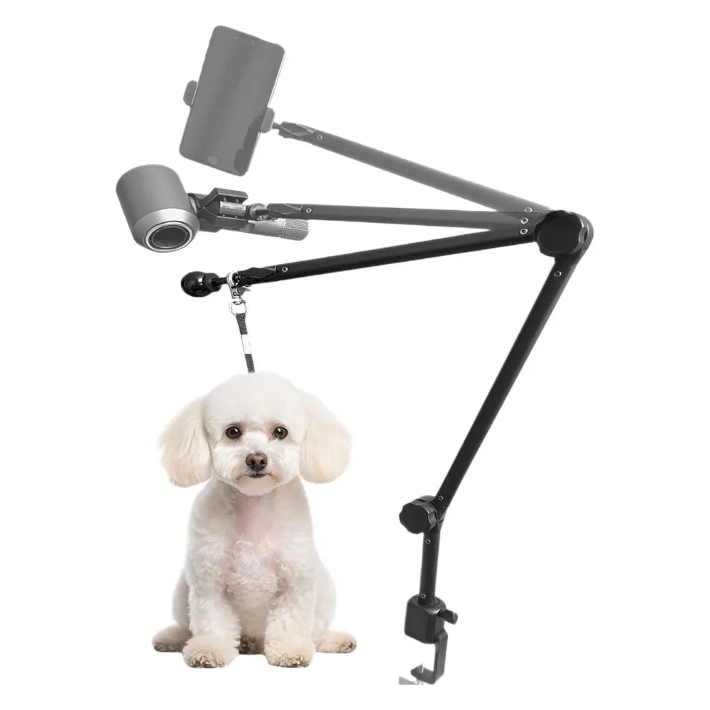 Pet Grooming Stand Metal Bracket Adjustable Pet Hair Dryer Bracket Tray Cat and Dog Grooming Phone Holder Pets Products
Pet Grooming Stand Metal Bracket Adjustable Pet Hair Dryer Bracket Tray Cat and Dog Grooming Phone Holder Pets Products