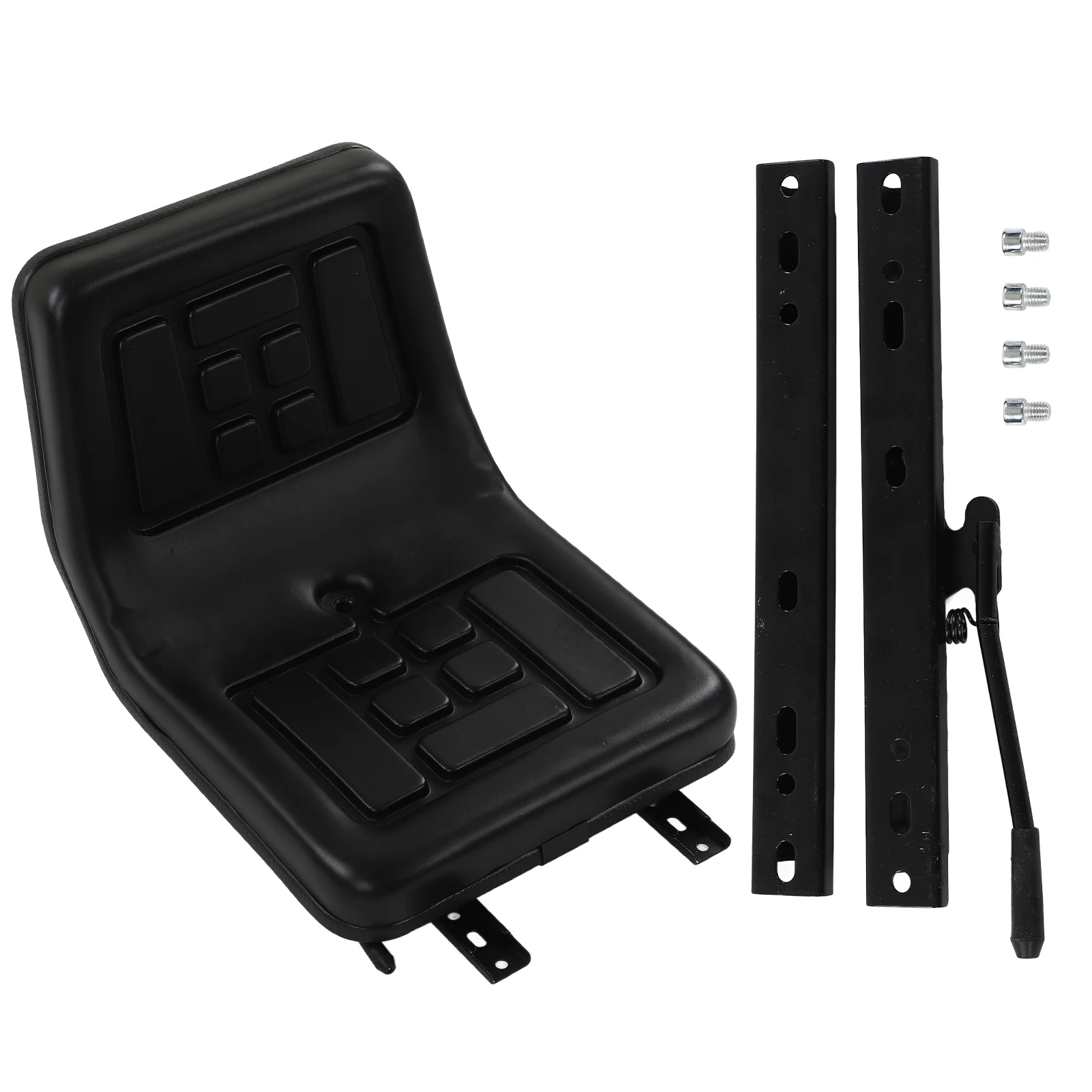 Сиденье трактора-погрузчика из искусственной кожи с закругленными углами. Удобный гуманизированный дизайн для строительства сельскохозяйственной техники.
Сиденье трактора-погрузчика из искусственной кожи с закругленными углами. Удобный гуманизированный дизайн для строительства сельскохозяйственной техники.