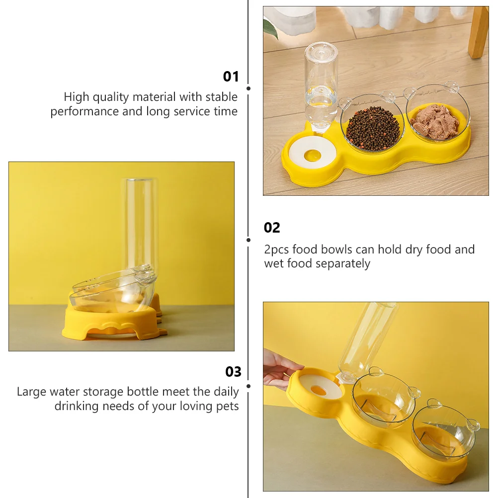 Automatic Water Feeder Dispenser Cat Dry Food Bowl 3-in-1 Double Drinking Multifunction
Automatic Water Feeder Dispenser Cat Dry Food Bowl 3-in-1 Double Drinking Multifunction