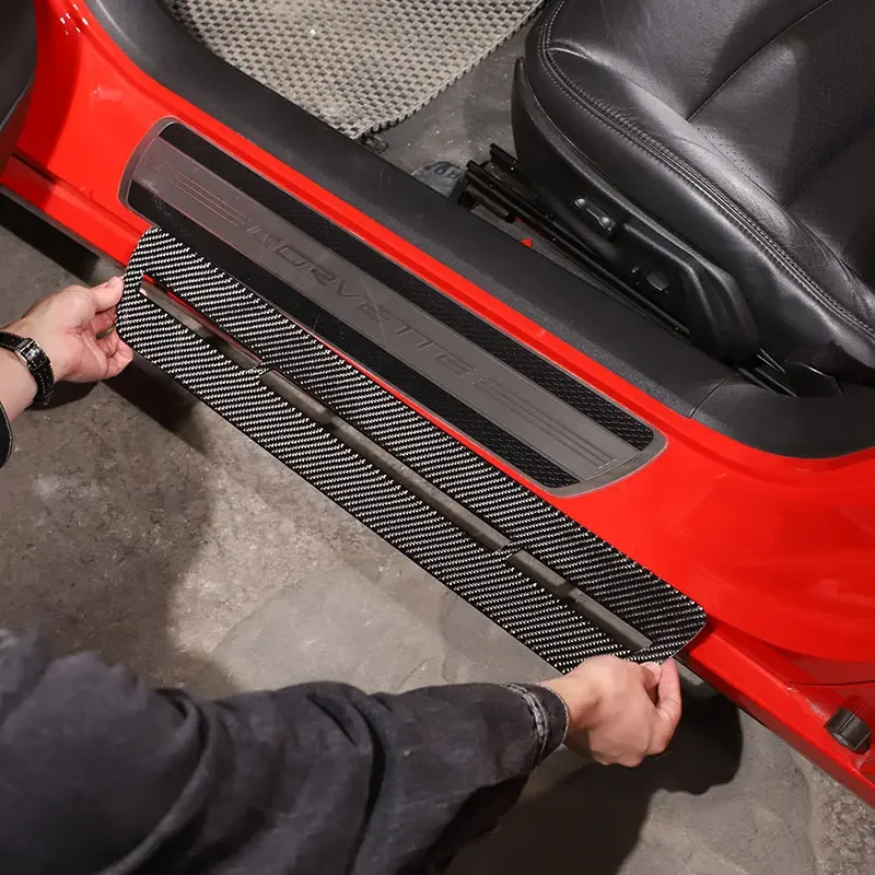 For Chevrolet Corvette C6 2005-2013 Soft Carbon Fiber Car External Door Sill Strip Cover Trim Sticker Car Accessories
For Chevrolet Corvette C6 2005-2013 Soft Carbon Fiber Car External Door Sill Strip Cover Trim Sticker Car Accessories