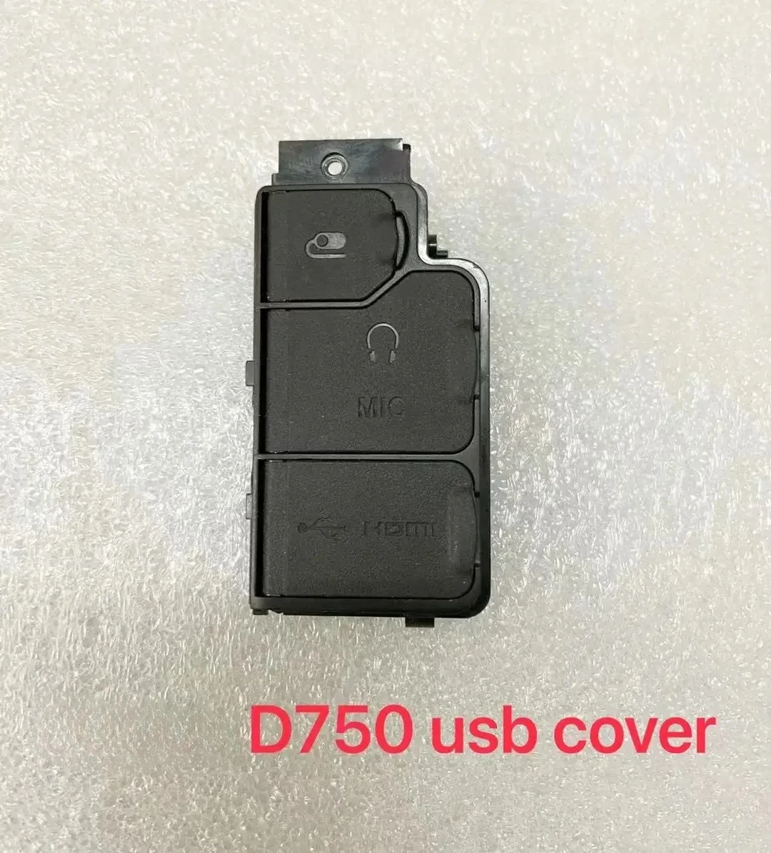 New For Nikon D750 DSLR Side Cover With USB Rubber HDMI-compatible MIC Camera Repair Part
New For Nikon D750 DSLR Side Cover With USB Rubber HDMI-compatible MIC Camera Repair Part