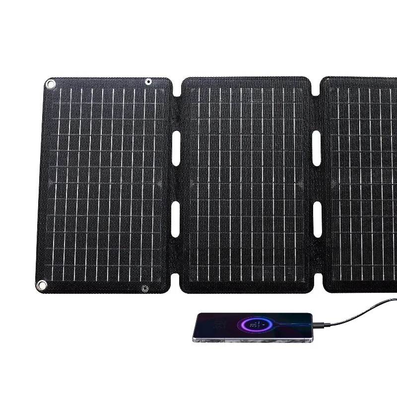 Портативная солнечная панель, складная гибкая солнечная панель мощностью 30 Вт для зарядки на открытом воздухе, сделано в Китае
Портативная солнечная панель, складная гибкая солнечная панель мощностью 30 Вт для зарядки на открытом воздухе, сделано в Китае