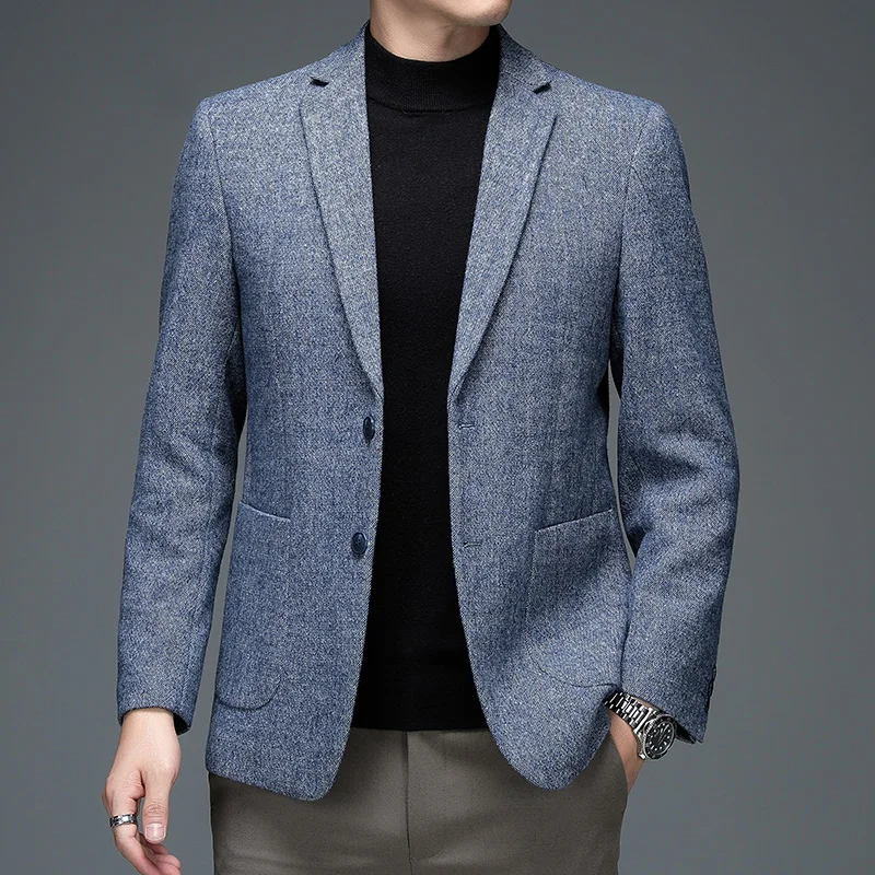New Arrival Men's 44% Wool Blazer Formal Jacket Gentleman Business Casual Slim Fit High Quality Fashion Coat
New Arrival Men's 44% Wool Blazer Formal Jacket Gentleman Business Casual Slim Fit High Quality Fashion Coat