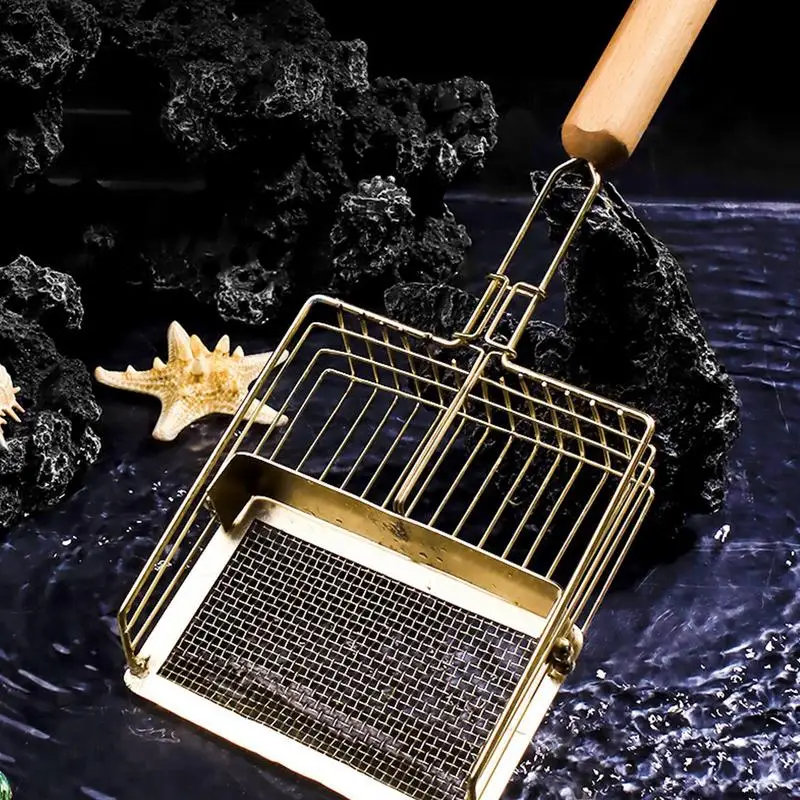 Cat Scooper Metal Non Stick Fine Mesh Scooper Kitty Litter With Flat Head Ergonomic Portable Push-Pull Design Cat Supplies With
Cat Scooper Metal Non Stick Fine Mesh Scooper Kitty Litter With Flat Head Ergonomic Portable Push-Pull Design Cat Supplies With