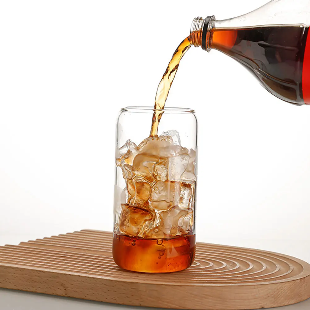 2 Sets Can Water Cup Practical Glass Juice Bottles with Lids Large Capacity Tumblers
2 Sets Can Water Cup Practical Glass Juice Bottles with Lids Large Capacity Tumblers