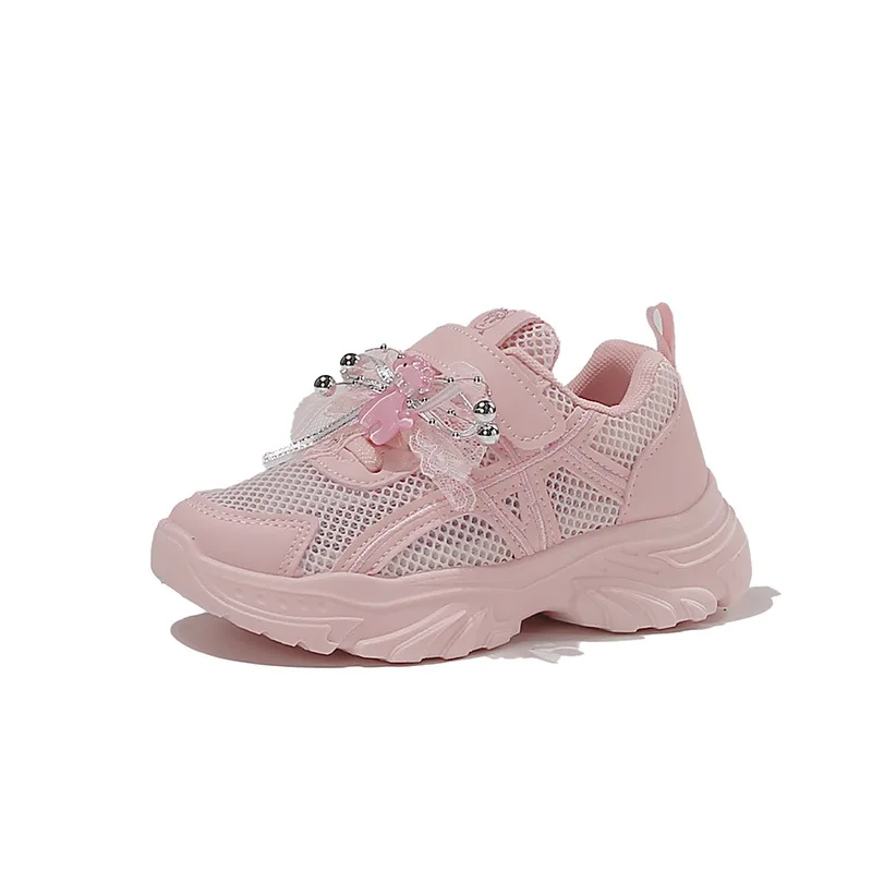 Girls' Mesh Sports Shoes 2026 Summer New Lace-Up Breathable Running Athletic Shoes for Kids
Girls' Mesh Sports Shoes 2026 Summer New Lace-Up Breathable Running Athletic Shoes for Kids