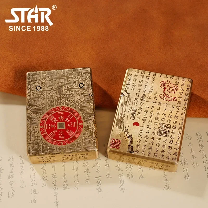 Новинка 2024 года, гасовая зажигалка Star STAR Armor ST9, латунная незаменимая шлифовальная круга, зажигалка для сигарет с открытым огнем, мужской подарок
Новинка 2024 года, гасовая зажигалка Star STAR Armor ST9, латунная незаменимая шлифовальная круга, зажигалка для сигарет с открытым огнем, мужской подарок