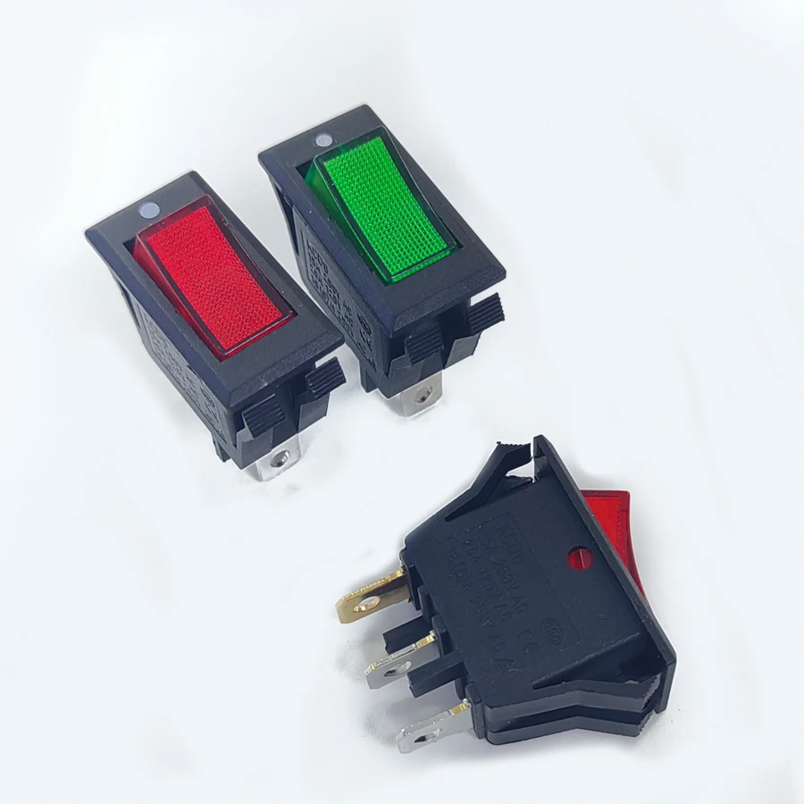 20PCS/Lot KCD6 Boat Rocker Switch 3Pin 3P 2-Positions 16A 250V 32*16mm Green/Red
20PCS/Lot KCD6 Boat Rocker Switch 3Pin 3P 2-Positions 16A 250V 32*16mm Green/Red