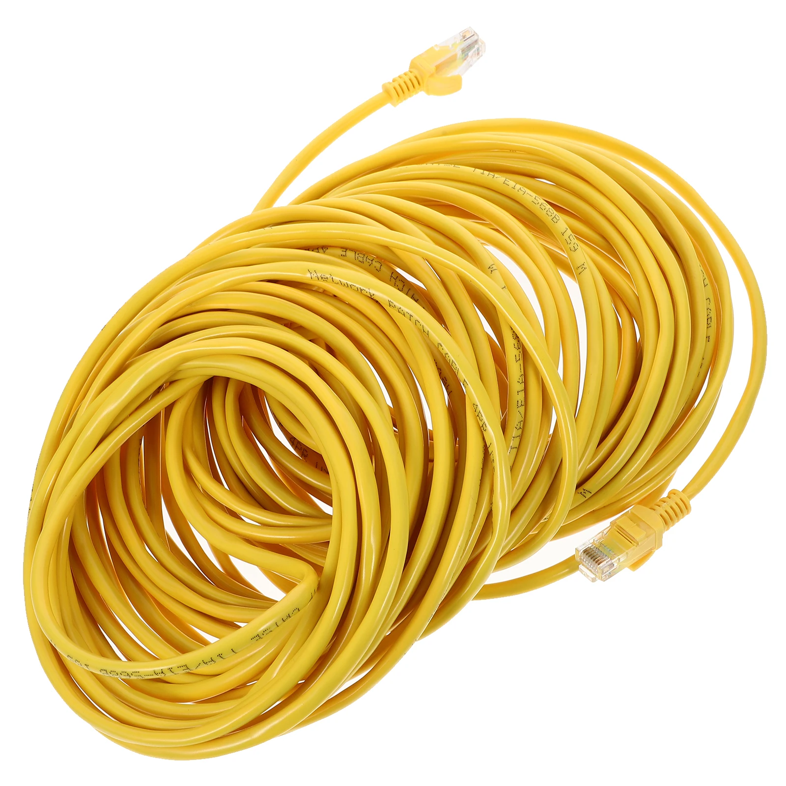 High Speed CAT5e Network Cable 20M Yellow Ethernet Cord for Home Router Stable Transmission Patch Cable
High Speed CAT5e Network Cable 20M Yellow Ethernet Cord for Home Router Stable Transmission Patch Cable