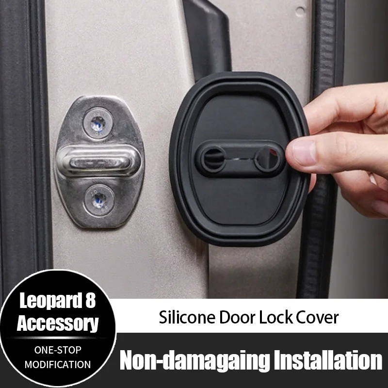 For BYD Leopard 8 Silicone Door Lock Cover Silicone door lock cover protective cap car door stopper noise-reducing buffer pad
For BYD Leopard 8 Silicone Door Lock Cover Silicone door lock cover protective cap car door stopper noise-reducing buffer pad