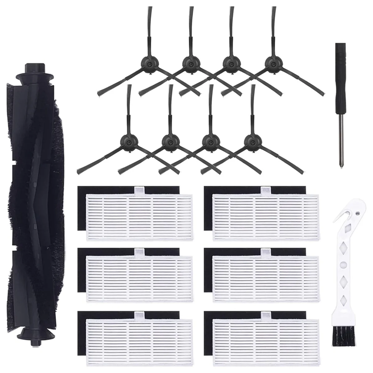 Brush Filters Replacement Accessories Kit Fit for IHome AutoVac Nova Self Empty IHRV6-BLK, Ultenic T10 Robot Vacuum
Brush Filters Replacement Accessories Kit Fit for IHome AutoVac Nova Self Empty IHRV6-BLK, Ultenic T10 Robot Vacuum