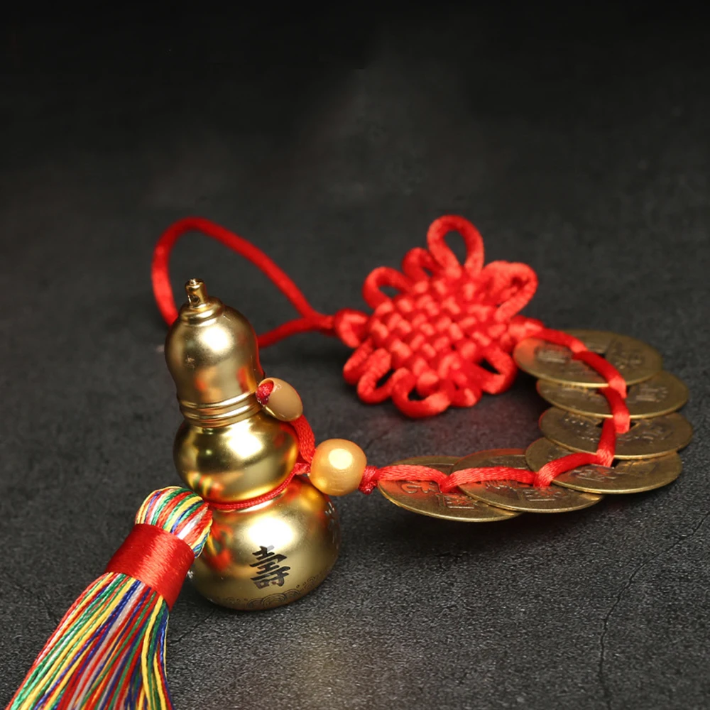 Feng Shui Chinese Knot Decor 5 Elements 6 Emperor Coins in-Car Lucky Interior Decoration (for tai sui Amulet)
Feng Shui Chinese Knot Decor 5 Elements 6 Emperor Coins in-Car Lucky Interior Decoration (for tai sui Amulet)